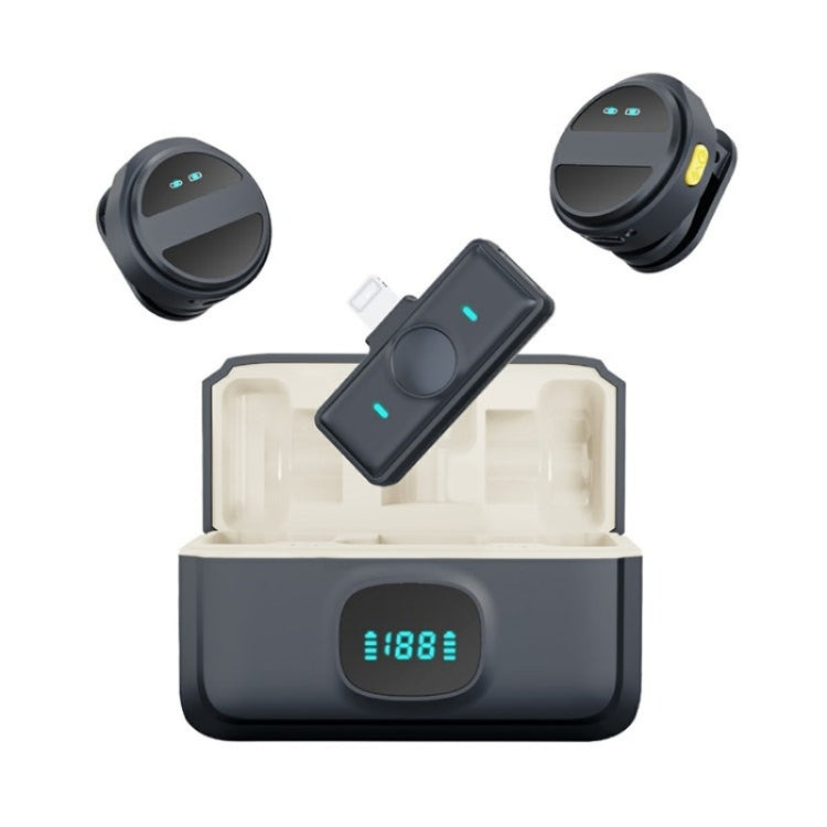 Microfono wireless lavalier con riduzione intelligente del rumore SX21 a 8 pin con porta 2.4G, 8 Pin Port Microfono wireless lavalier con riduzione intelligente del rumore SX21 a 8 pin con porta 2.4G, 8 Pin Port